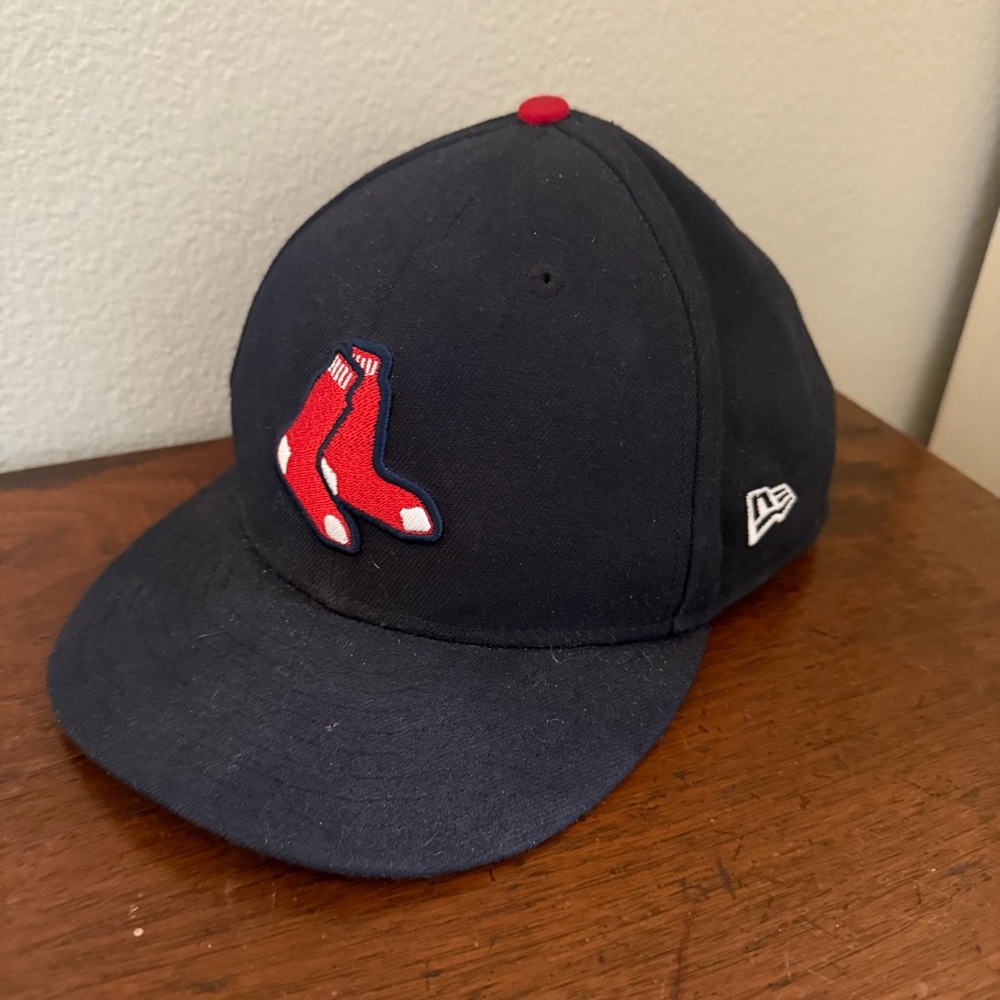 Boston Red Sox MLB New Era 59FIFTY Fitted Official On Field Cap Hat Size 7 7/8